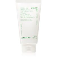 innisfree Green Tea Amino Acid Cleansing Foam делікатна очищуюча пінка зі зволожуючим ефектом 150 мл