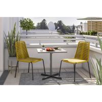 Ambia Garden ZÁHRADNÝ STÔL, kov, 80/80/74 cm