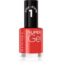 Rimmel Super Gel géles körömlakk UV/LED lámpa használata nélkül árnyalat 097 Party Till Sunset 12 ml