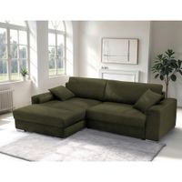 Livetastic ROHOVÁ SEDACIA SÚPRAVA, textil, olivovozelená