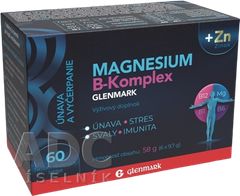 MAGNESIUM B-KOMPLEX glenmark + zinok 60 tabliet