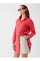 LC Waikiki Shirt Collar Plain Long Sleeve Women's Tunic