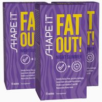 Fat Out! Night Slimmer Nacht-Fatburner Abnehmdrink 3er Pack = Fett verbrennen und besser schlafen. Vegan. 30 Beutel | Sensilab