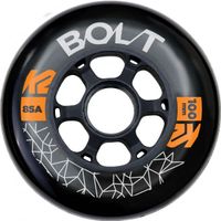 K2 BOLT 100/85A WHEEL 4 PACK BLK Допълнителни колелца за in-line кънки, черно, размер