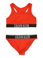 Calvin Klein Swimwear Bikini  narančasto crvena / crna / bijela