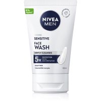 Nivea Men Sensitive τζελ καθαρισμού για άντρες 100 ml