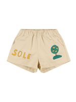 Printed Cotton Twill Shorts