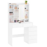 Boxxx TOALETNÝ STOLÍK, biela, 97,5/40/145 cm