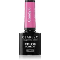 Claresa SoakOff UV/LED Color Candy Gel-Nagellack Farbton 8 5 g