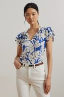 Lauren Ralph Lauren Ľanová blúzka Lauren Ralph Lauren