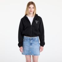 Bluza GUESS Roberta Full Zip Crop Sweatshirt Black S