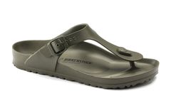 Birkenstock Gizeh EVA Khaki Regular Fit Unisex - Sandále Birkenstock - Zelená - 1019143-2.5 - Size: 2.5