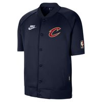 Nike Dri-FIT NBA Cleveland Cavaliers Hardwood Classics Short-Sleeve Jacket - Pánske - Bunda Nike - Modré - IF4359-419 - Veľkosť: XL
