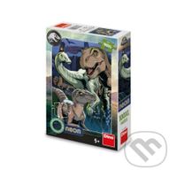 Jurský svět 100 xl neon - puzzle z kategorie 60 - 300 dílků