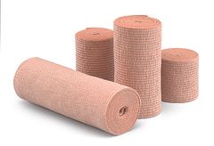 Mueller Elastic Bandages, bandaże elastyczne, 5 cm x 4,5 m Kolor i długość: 7,6 cm x 4,5 m
