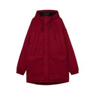 Cropp - Plašč s kapuco - maroon