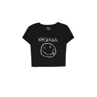 Cropp - Črna majica s potiskom Nirvana - črna