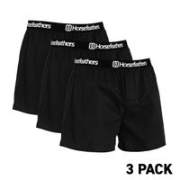 HORSEFEATHERS Trenírky Frazier 3pack - black BLACK velikost S