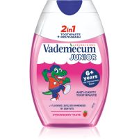 Vademecum Junior 2 in 1 zubní pasta a ústní voda 2 v 1 pro děti 6+ let 75 ml