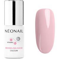 NEONAIL Modeling Base Calcium Basislack für Gelnägel mit Kalzium Farbton Neutral Pink 7,2 ml