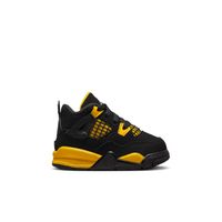 Air Jordan 4 Retro "Thunder" (TD) - Detské - Tenisky Jordan - Čierne - BQ7670-017 - Veľkosť: 25