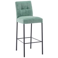 Xora BAROVÁ STOLIČKA, čierna, mätovozelená