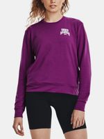 Under Armour UA Rival Terry Graphic Crew Sweatshirt Lila