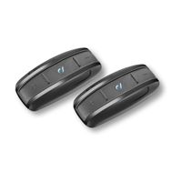 Bluetooth handsfree pro uzavřené a otevřené přilby CellularLine Interphone SHAPE, Twin Pack