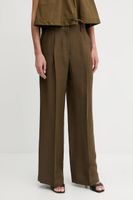 Pinko pantaloni din amestec de in