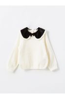 LC Waikiki Lcw Baby Collar Long Sleeve Baby Girl Knitwear Sweater