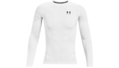Under Armour HeatGear Amrour Comp LS - Pánske - Tričko Under Armour - Biele - 1361524-100 - Veľkosť: L