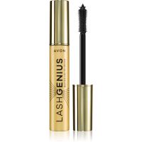 Avon Lash Genius Multitask & Multiply maskara za volumen, uvijanje i odvajanje trepavica 5 u 1 nijansa Blackest Black 10 ml