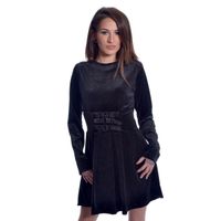 Damenkleid HEARTLESS - GOTHIC WEDNESDAY - SCHWARZ L