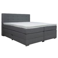 Moderano BOXSPRINGOVÁ POSTEĽ, 180/200 cm, sivá
