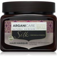 Arganicare Silk Protein Fortifying Mask vlažilna maska za lase z beljakovino 500 ml