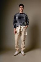 DEFACTO Wide Leg Cargo Pocket Straight Leg Gabardine Trousers