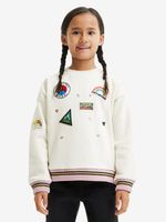 Desigual Verde Sweatshirt Kinder Weiß