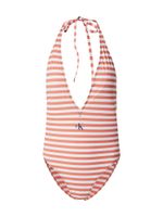 Calvin Klein Swimwear Jednodijelni kupaći kostim  koraljna / bijela