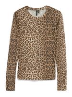 VERO MODA Majica 'VMLova'  smeđa / cappuccino / crna