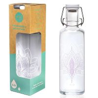 Phoenix Import Soulbottle staklena boca sa simbolom Cvijet života / lotos 600 ml Vrsta: Just Breathe