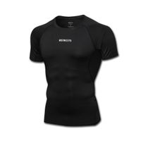 The Streets Shortsleeve Compression Top Black - Pánske - Tričko The Streets - Čierne - CSHORTSLEEVEBLCK - Veľkosť: L