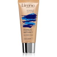 Lirene Vitamin E матираща основа под фон дьо тен цвят 10 Porcelain 30 мл.