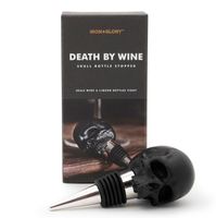 Flaschenverschluss Weinstopper SUCK UK - DEATH BY WINE BLACK
