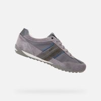 Dark grey men's sneakers Geox Wells - Men's