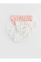 LC Waikiki Printed Cotton Girl's Panties 3-Piece