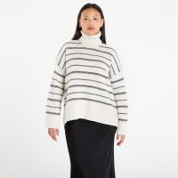 Sweter Samsøe Samsøe Sakeiku Stripe Turtleneck Clear Cream St. M