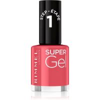 Rimmel Super Gel Gel-Lack für Fingernägel - keine UV/LED Lampe erforderlich Farbton 032 Cocktail Passion 12 ml