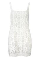 DESIGUAL WOMEN&#39;S SHORT DRESS WHITE