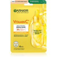 Garnier Skin Naturals Vitamin C платнена маска с озаряващ и хидратиращ ефект с витамин С 28 гр.