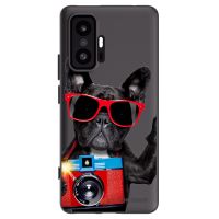 Silikónový čierny obal pre Xiaomi 11T - Francúzsky Buldoček